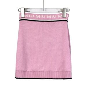 Miu Miu Light Pink Mini Skirt